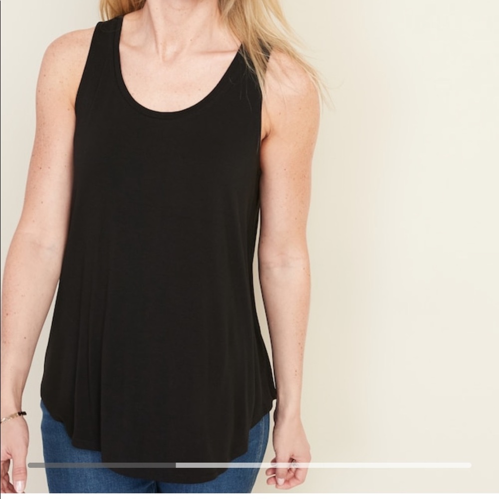 Black Luxe Tank Top